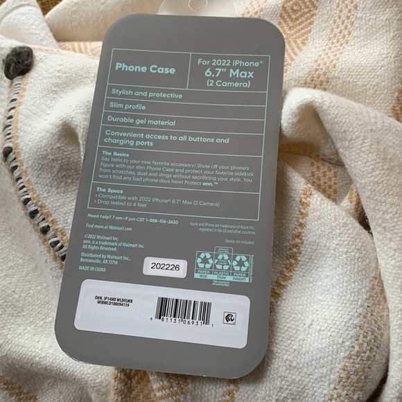 Protect Onn Floral Phone Case for 2022 iPhone 6.7” Max (2 camera) - Picture 3 of 4